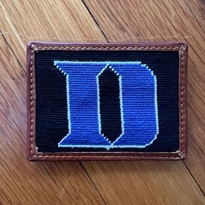Smathers & Branson needlepoint / leather Duke card wallet still in the box!